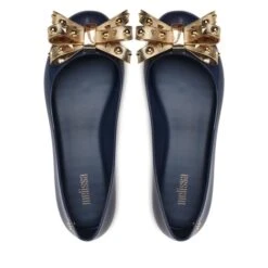 Ballerines Melissa Dora III Ad 33778 Blue/Gold AJ037 11 Ballerines Melissa Dora III Ad 33778 Blue/Gold AJ037 -Chaussure Soldes Boutique ballerines melissa dora iii ad 33778 blue gold aj037 4