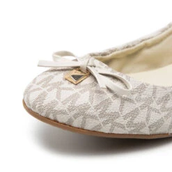 Ballerines MICHAEL Michael Kors Juliette Flat 40S2JTFP1B Vanilla -Chaussure Soldes Boutique ballerines michael michael kors juliette flat 40s2jtfp1b vanilla 5