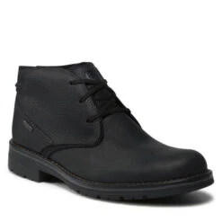 Boots Clarks Morris Lace II 261645807 Black Tumbled
