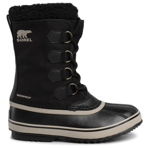 Bottes De Neige Sorel 1964 Pac Nylon NM3487 Black/Ancient Fossil 011 4 Bottes De Neige Sorel 1964 Pac Nylon NM3487 Black/Ancient Fossil 011 – Image 2