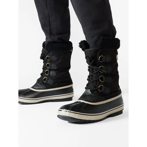 Bottes De Neige Sorel 1964 Pac Nylon NM3487 Black/Ancient Fossil 011 8 Bottes De Neige Sorel 1964 Pac Nylon NM3487 Black/Ancient Fossil 011 – Image 6