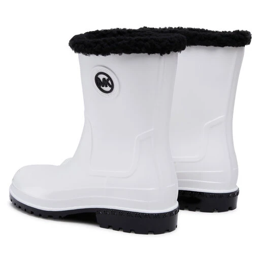 Bottes De Pluie MICHAEL Michael Kors Montaigne Pullon Rainboot 40F2MNFB6Q Opticwht/Blk 5 Bottes De Pluie MICHAEL Michael Kors Montaigne Pullon Rainboot 40F2MNFB6Q Opticwht/Blk – Image 3