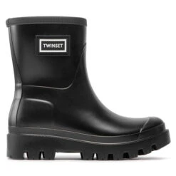 Bottes De Pluie TWINSET 222TCP23A Nero 00006 9 Bottes De Pluie TWINSET 222TCP23A Nero 00006 -Chaussure Soldes Boutique bottes de pluie twinset 222tcp23a nero 00006 1