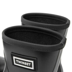 Bottes De Pluie TWINSET 222TCP23A Nero 00006 12 Bottes De Pluie TWINSET 222TCP23A Nero 00006 -Chaussure Soldes Boutique bottes de pluie twinset 222tcp23a nero 00006 4