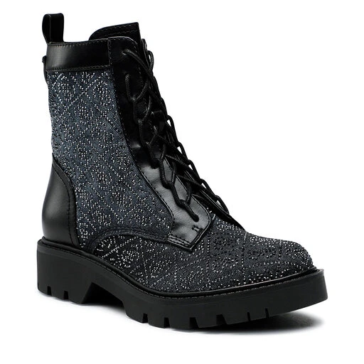Bottes De Randonnée Guess Raziely FL7RZY FAL10 BLACK 3 Bottes De Randonnée Guess Raziely FL7RZY FAL10 BLACK