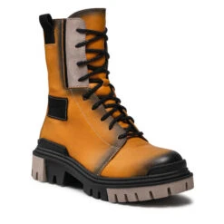 Bottes De Randonnée Maciejka 05113-07/00-3 Jaune