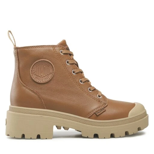 Bottes De Randonnée Palladium Pallabase Leather 96905-252-M Dear Brown 4 Bottes De Randonnée Palladium Pallabase Leather 96905-252-M Dear Brown – Image 2