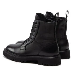 Bottes Les Deux Tatum Leather Lace Up LDM820023 Black 100100 -Chaussure Soldes Boutique bottes les deux tatum leather lace up ldm820023 black 100100 2