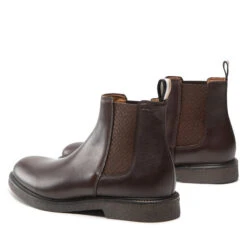 Bottines Chelsea Boss Tunley 50480357 10245543 01 Dark Brown 201 -Chaussure Soldes Boutique bottines chelsea boss tunley 50480357 10245543 01 dark brown 201 2