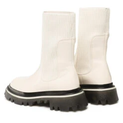 Bottines Chelsea CAFèNOIR C1XH9001 Off White W022 -Chaussure Soldes Boutique bottines chelsea cafenoir c1xh9001 off white w022 2