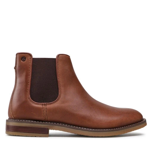 Bottines Chelsea Clarks Jaxen Chelsea 261627427 Tan Leather 4 Bottines Chelsea Clarks Jaxen Chelsea 261627427 Tan Leather – Image 2