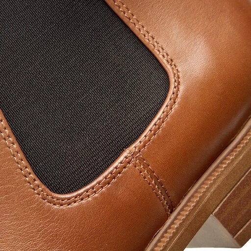 Bottines Chelsea Clarks Taylor Shine 261186314 Tan Leather 5 Bottines Chelsea Clarks Taylor Shine 261186314 Tan Leather – Image 3