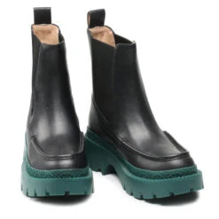 Bottines Chelsea Coach Joey Leather Bootie C5878 11004253EDC Black BLK -Chaussure Soldes Boutique bottines chelsea coach joey leather bootie c5878 11004253edc black blk 4