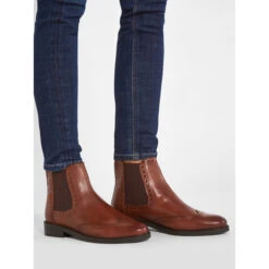 Bottines Chelsea Dune London Quest 511 0092506690120511 Tan -Chaussure Soldes Boutique bottines chelsea dune london quest 511 0092506690120511 tan 4