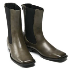 Bottines Chelsea Gino Rossi C012-01 Green -Chaussure Soldes Boutique bottines chelsea gino rossi c012 01 green 4