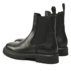 Bottines Chelsea Les Deux Tatum Leather Chelsea Boot LDM820024 Black 100100 -Chaussure Soldes Boutique bottines chelsea les deux tatum leather chelsea boot ldm820024 black 100100 2