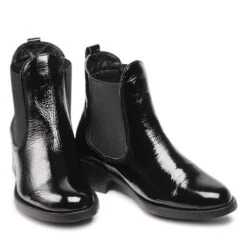 Bottines Chelsea Maciejka 3283A-20/00-3 Czarny Gnieciony -Chaussure Soldes Boutique bottines chelsea maciejka 3283a 20 00 3 czarny gnieciony 4