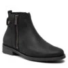 Bottines Clarks Memi Lo 261615144 Black Leather -Chaussure Soldes Boutique bottines clarks memi lo 261615144 black leather