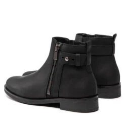 Bottines Clarks Memi Lo 261615144 Black Leather -Chaussure Soldes Boutique bottines clarks memi lo 261615144 black leather 2