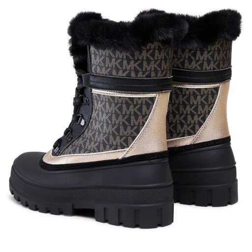 Bottines MICHAEL Michael Kors Ozzie Ankle Boot 40F2OZFB5B Blk/Gold 5 Bottines MICHAEL Michael Kors Ozzie Ankle Boot 40F2OZFB5B Blk/Gold – Image 3