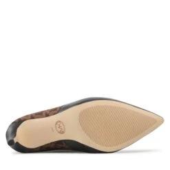 Bottines MICHAEL Michael Kors Rue Stiletto Bootie 40F2RUHE5Y Blk/Brown -Chaussure Soldes Boutique bottines michael michael kors rue stiletto bootie 40f2ruhe5y blk brown 3