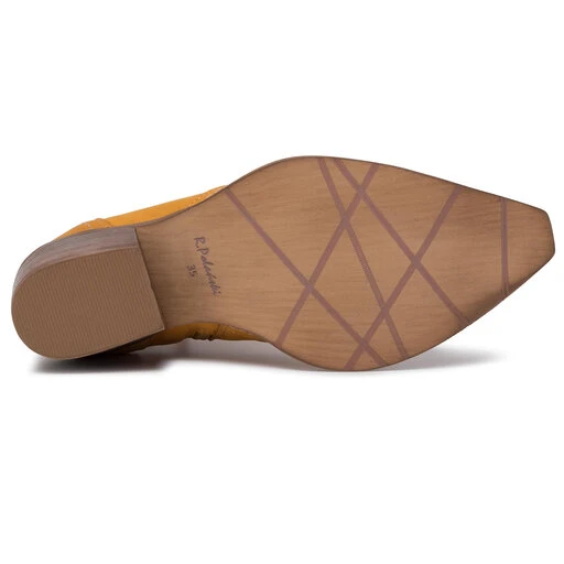 Bottines R.Polański 1024 Żółty Nubuk 6 Bottines R.Polański 1024 Żółty Nubuk – Image 4
