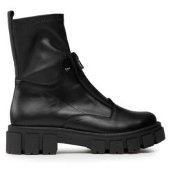 Bottines Wojas 55075-81 Noir -Chaussure Soldes Boutique bottines wojas 55075 81 noir 1