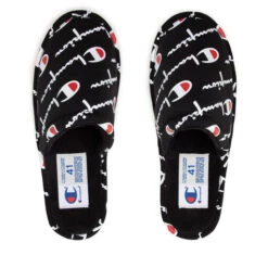 Chaussons Champion Slide Sleepover Script S21762-CHA-KK001 Nbk -Chaussure Soldes Boutique chaussons champion slide sleepover script s21762 cha kk001 nbk 5