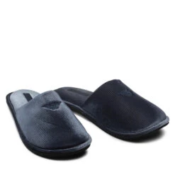 Chaussons Emporio Armani XJPM01 XD227 Q195 Marine/Marine -Chaussure Soldes Boutique chaussons emporio armani xjpm01 xd227 q195 marine marine 4