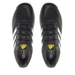 Chaussures Adidas GameCourt 2 M HR0755 Core Black / Beam Green / Beam Yellow -Chaussure Soldes Boutique chaussures adidas gamecourt 2 m hr0755 core black beam green beam yellow 4