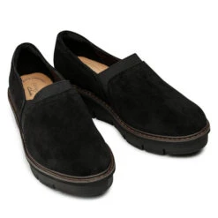 Chaussures Basses Clarks Airabell Mid 261632994 Black Suede -Chaussure Soldes Boutique chaussures basses clarks airabell mid 261632994 black suede 4