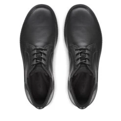 Chaussures Basses Clarks Donaway Plain 26163454 Black Leather -Chaussure Soldes Boutique chaussures basses clarks donaway plain 26163454 black leather 4