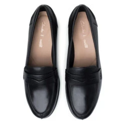 Chaussures Basses Clarks Hamble Loafer 261477394 Black Leather -Chaussure Soldes Boutique chaussures basses clarks hamble loafer 261477394 black leather 4