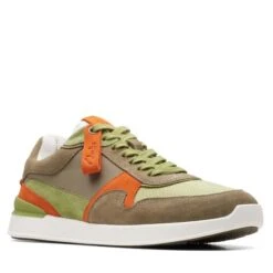 Chaussures Basses Clarks RaceLite Tor 26170631 Olive Combi