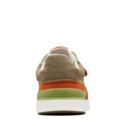Chaussures Basses Clarks RaceLite Tor 26170631 Olive Combi -Chaussure Soldes Boutique chaussures basses clarks racelite tor 26170631 olive combi 4