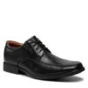 Chaussures Basses Clarks Tilden Walk 261103107 Black Leather