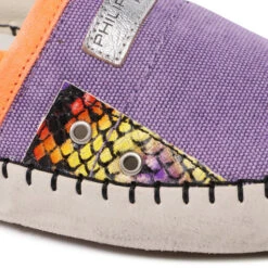 Chaussures Basses Philippe Model Marseille Low MRLD CP02 Violet -Chaussure Soldes Boutique chaussures basses philippe model marseille low mrld cp02 violet 3