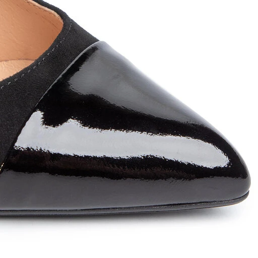 Chaussures Basses R.Polański 1151 Czarny Zamsz/Czarny Lakier 8 Chaussures Basses R.Polański 1151 Czarny Zamsz/Czarny Lakier – Image 6