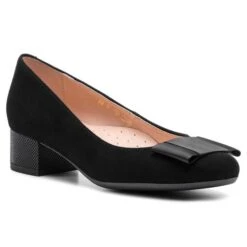 Chaussures Basses R.Polański COMFORT 0993 Czarny Zamsz