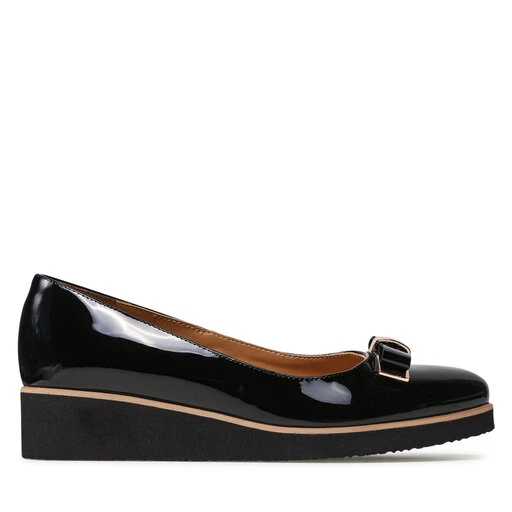 Chaussures Basses Sagan 4710 Czarny Lakier/Złoto 4 Chaussures Basses Sagan 4710 Czarny Lakier/Złoto – Image 2