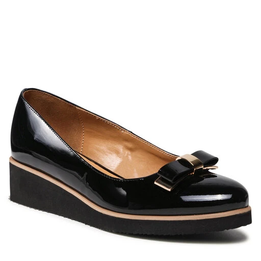 Chaussures Basses Sagan 4710 Czarny Lakier/Złoto 3 Chaussures Basses Sagan 4710 Czarny Lakier/Złoto