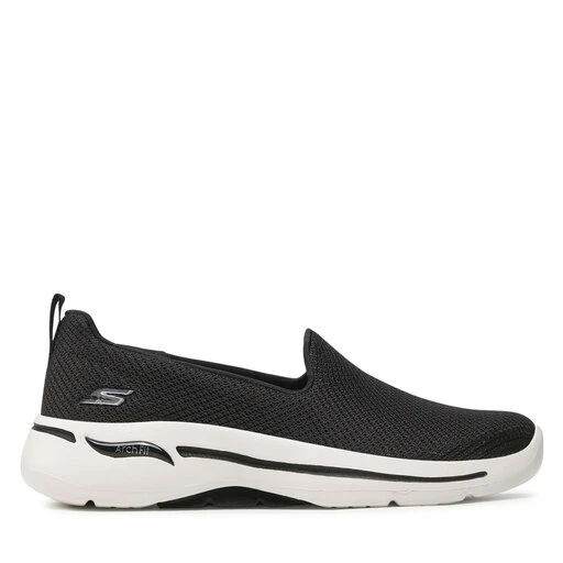 Chaussures Basses Skechers Go Walk Arch Fit 124401/BKW Black/White 4 Chaussures Basses Skechers Go Walk Arch Fit 124401/BKW Black/White – Image 2