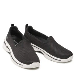 Chaussures Basses Skechers Go Walk Arch Fit 124401/BKW Black/White 12 Chaussures Basses Skechers Go Walk Arch Fit 124401/BKW Black/White -Chaussure Soldes Boutique chaussures basses skechers go walk arch fit 124401 bkw black white 4