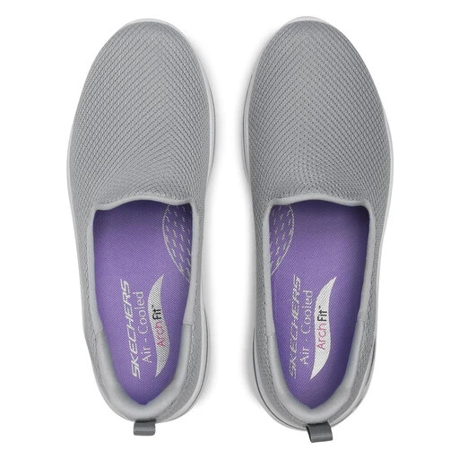 Chaussures Basses Skechers Go Walk Arch Fit 124401/GYLV Grey/Lavender 8 Chaussures Basses Skechers Go Walk Arch Fit 124401/GYLV Grey/Lavender – Image 6