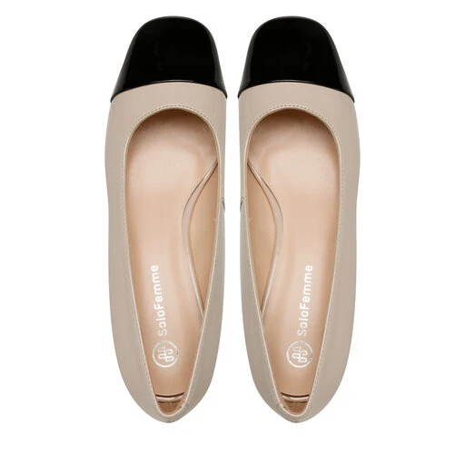 Chaussures Basses Solo Femme 57709-03-B48/P21-04-00 Czarny/Beż 7 Chaussures Basses Solo Femme 57709-03-B48/P21-04-00 Czarny/Beż – Image 5