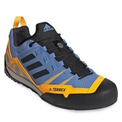 Chaussures De Trekking Adidas Terrex Swift Solo Approach Shoes HR1303 Bleu
