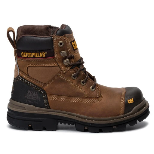 Chaussures De Trekking CATerpillar Gravel 6" St P717675 Dark Beige 4 Chaussures De Trekking CATerpillar Gravel 6" St P717675 Dark Beige – Image 2