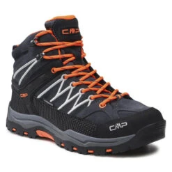 Chaussures De Trekking CMP Kids Rigel Mid Trekking Shoe Wp 3Q12944J Antracite/Flash Orange 47UG