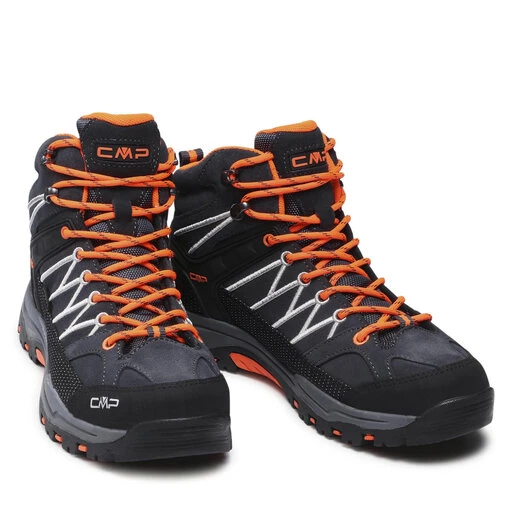 Chaussures De Trekking CMP Kids Rigel Mid Trekking Shoe Wp 3Q12944J Antracite/Flash Orange 47UG 7 Chaussures De Trekking CMP Kids Rigel Mid Trekking Shoe Wp 3Q12944J Antracite/Flash Orange 47UG – Image 5