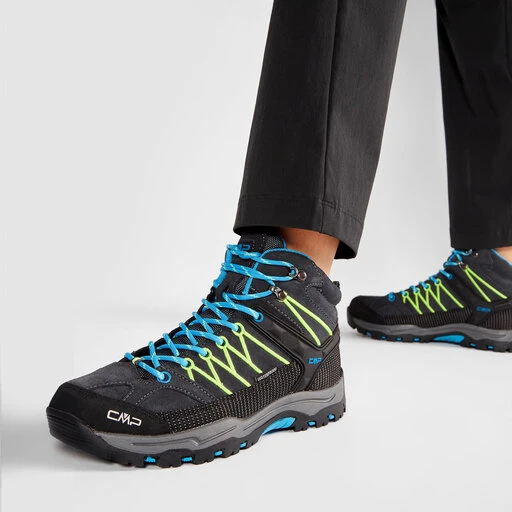 Chaussures De Trekking CMP Kids Rigel Mid Trekking Shoes Wp 3Q12944J Antracite/Yellow Fluo 8 Chaussures De Trekking CMP Kids Rigel Mid Trekking Shoes Wp 3Q12944J Antracite/Yellow Fluo – Image 6